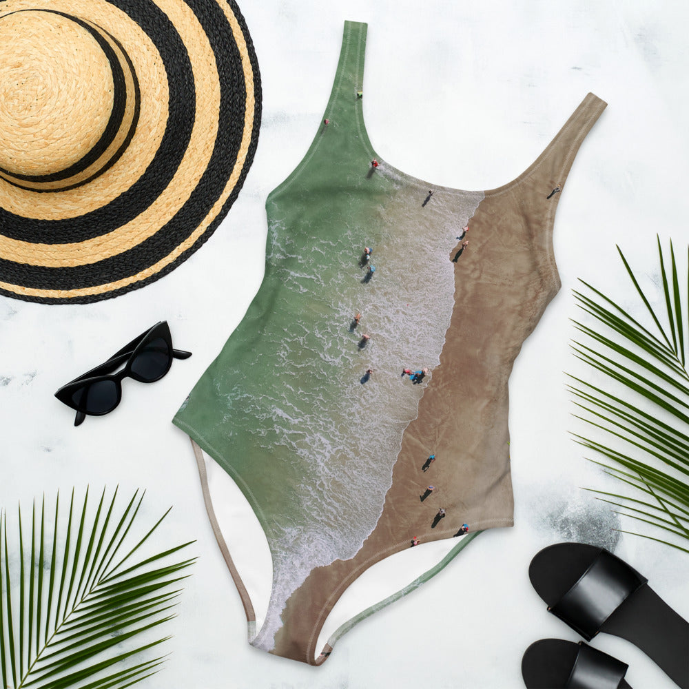 Retreat One-Piece Swimsuit in Coco Beach